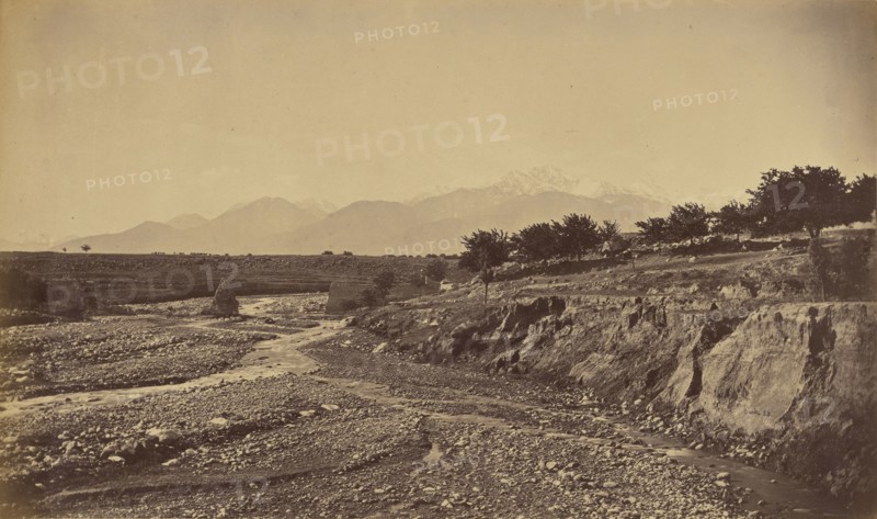 Desert landscape; John Burke, British, active 1860s - 1870s, Afghanistan; 1878 - 1879; Albumen silver print