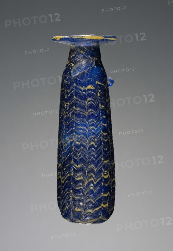 Alabastron; Olbia, perhaps, 6th - 4th century B.C; Glass; 10 cm, 3 15,16 in