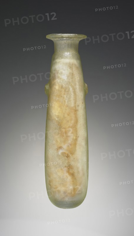 Alabastron; Achaemenid, Persian, Empire, Eastern Mediterranean; 7th - 6th century B.C; Glass; 14 × 3.5 cm 5 1,2 × 1 3,8 in