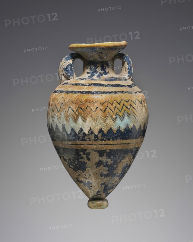 Amphoriskos; Eastern Mediterranean; 6th - 4th century B.C; Glass; 8 cm, 3 1,8 in