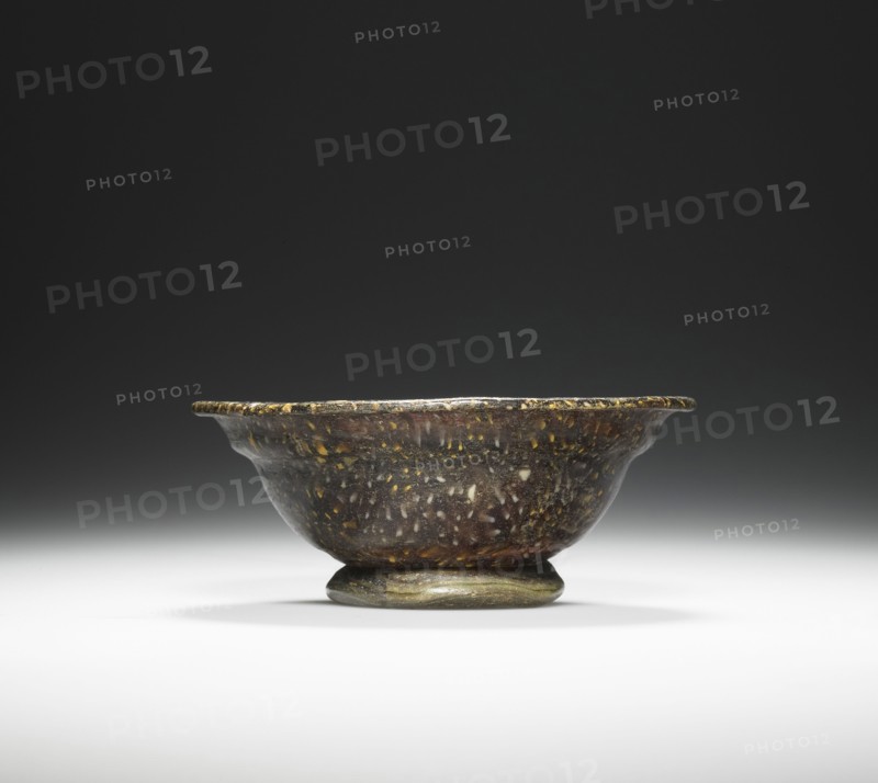 Mosaic Bowl; Eastern Mediterranean; end of 1st century B.C. - 1st century A.D; Glass; 3.8 x 9.5 cm, 1 1,2 x 3 3,4 in