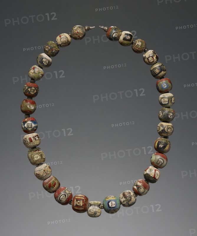Necklace; Eastern Mediterranean; perhaps 1st century B.C. - 1st century A.D; Glass