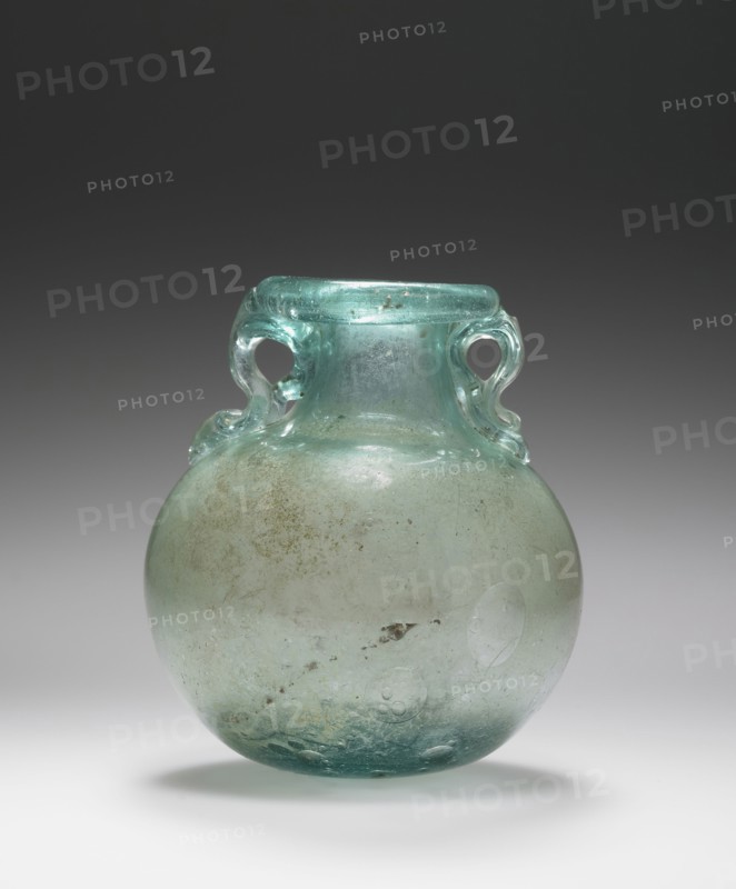Aryballos; Rhineland, Germany; 1st - 2nd century; Glass; 7.5 x 6.7 cm, 2 15,16 x 2 5,8 in