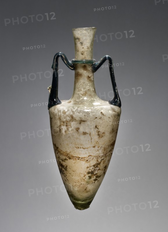 Pointed Amphoriskos; Eastern Mediterranean; 3rd - 4th century; Glass; 18.5 x 7.5 cm, 7 5,16 x 2 15,16 in