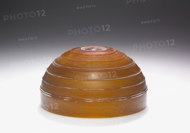 Bowl; perhaps Italy; 1st century; Glass; 10.3 cm, 4 1,16 in