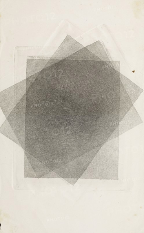 Three Sheets of Gauze, Crossed Obliquely; William Henry Fox Talbot, English, 1800 - 1877, about 1852 - 1857; Photographic