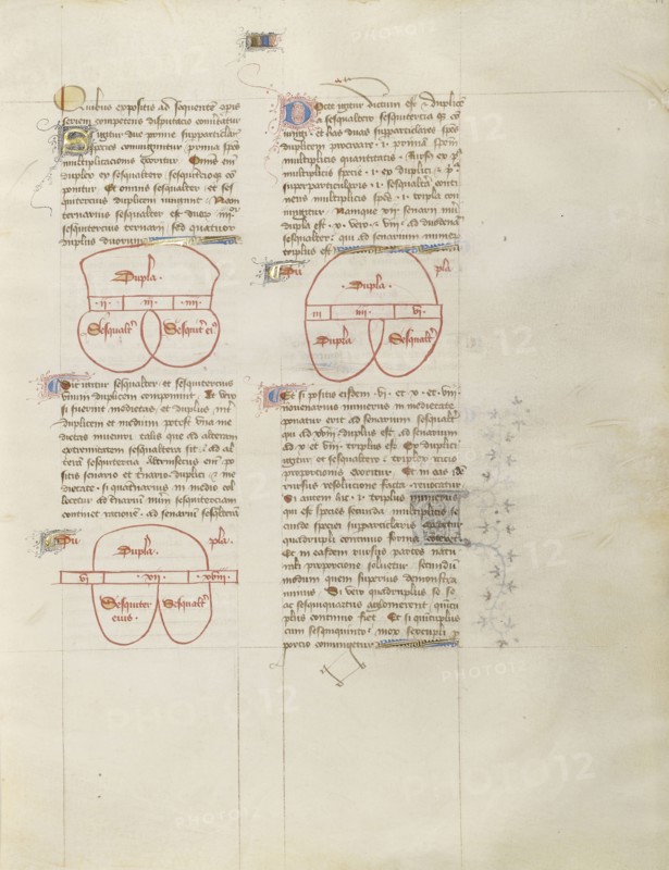 Chart; Virgil Master, French, active about 1380 - 1420, Paris, France; about 1405; Tempera colors, gold paint, gold leaf