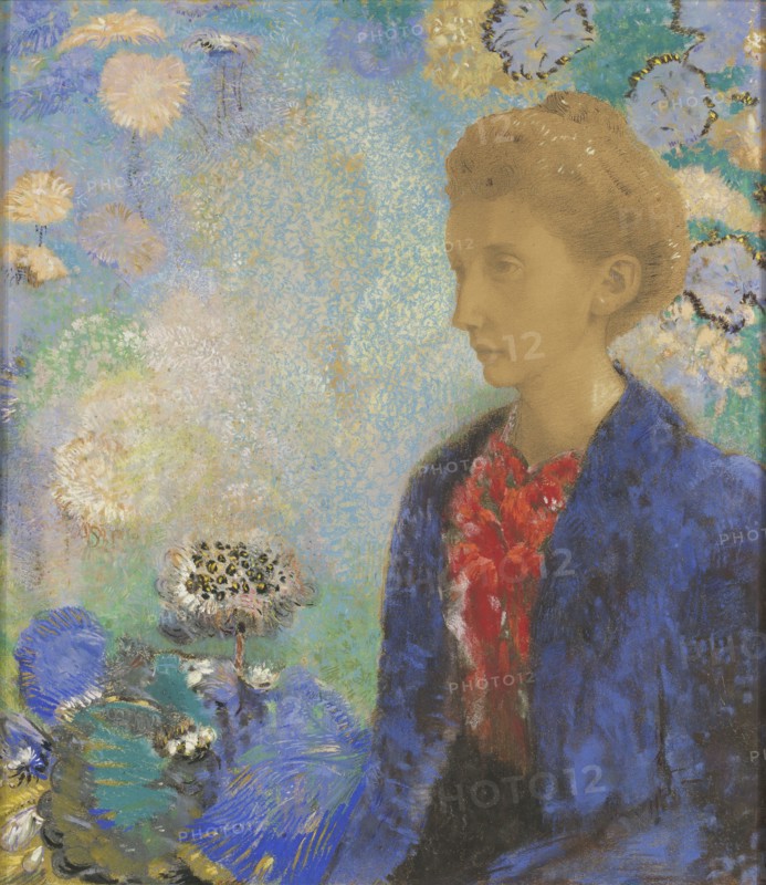 Baronne de Domecy; Odilon Redon, French, 1840 - 1916, about 1900; Pastel and graphite; 61 × 42.4 cm, 24 × 16 11,16 in