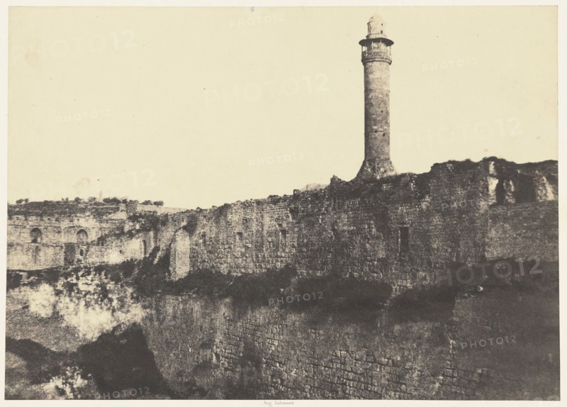Jérusalem. Enceinte du Temple. Piscine probatique 2; Auguste Salzmann, French, 1824 - 1872, Louis Désiré Blanquart-Evrard