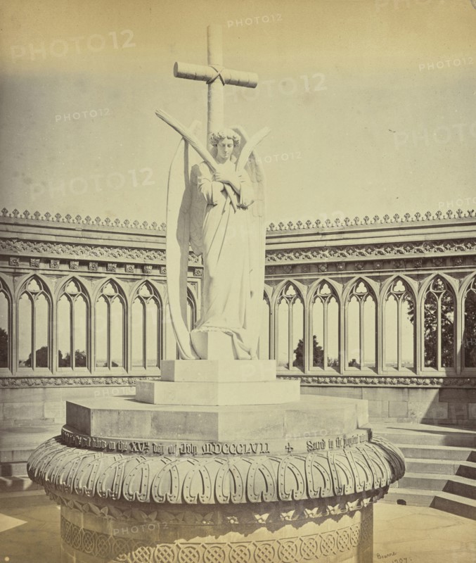 Cawnpore; The Memorial Well, from the Inside; Samuel Bourne, English, 1834 - 1912, Cawnpore, India, Asia; 1865 - 1866; Albumen