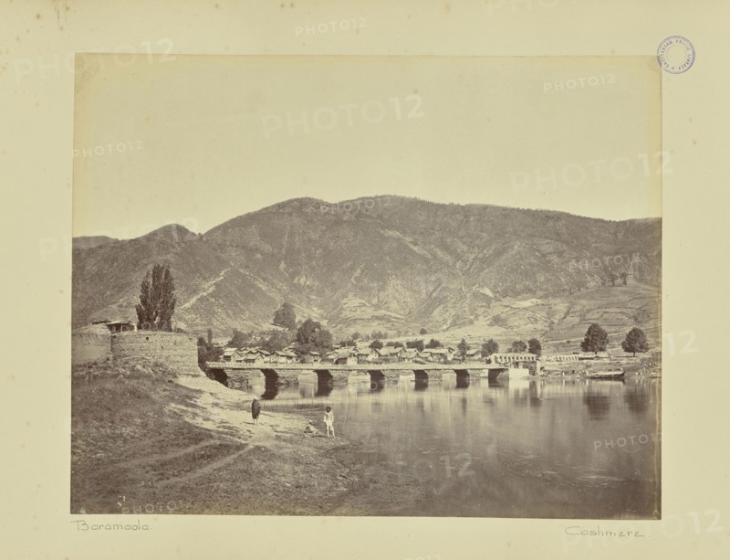 Baramoola. Cashmere; William H. Baker, British, about 1829 - 1880, Baramulla, Kashmir, India, Asia; 1860s - 1870s; Albumen