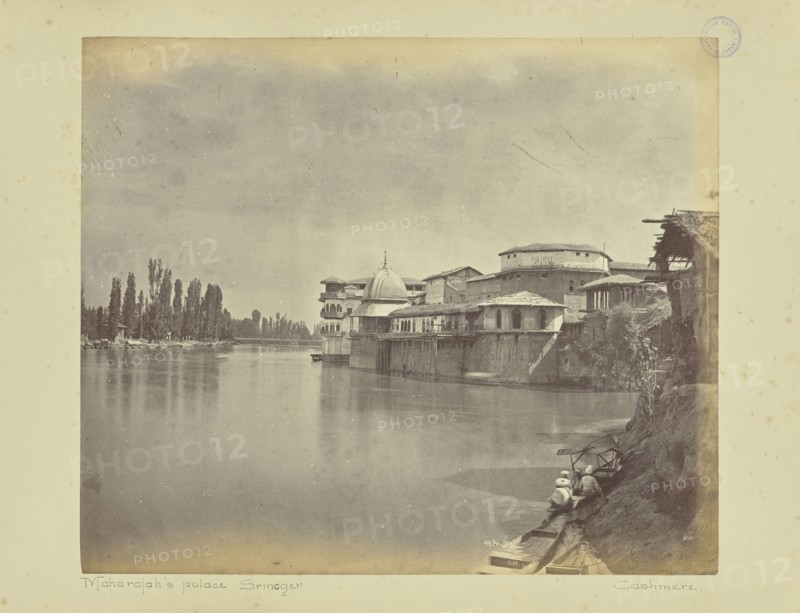 Maharajah's palace. sic Srinager. Cashmere; John Burke, Irish, about 1843 - 1900, William H. Baker, British, about 1829 - 1880