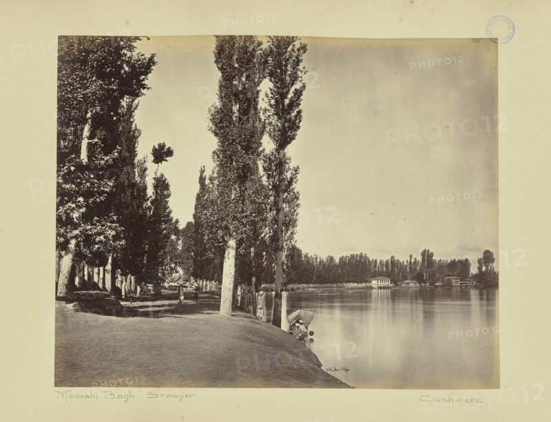 Moonshi Bagh. Srinager. Cashmere; William H. Baker, British, about 1829 - 1880, Srinagar, Kashmir, India, Asia; 1860s - 1870s
