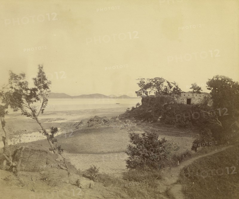 Exterior of Marine Redout. The first Fort captured on the 10 June; Felice Beato, 1832 - 1909, Korea; 1871