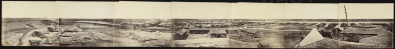 Panorama, View of Pehtung, Binhai New Area, Tianjin, China, August 1st, 1860; Felice Beato, 1832 - 1909, Henry Hering, 1814 - 1893