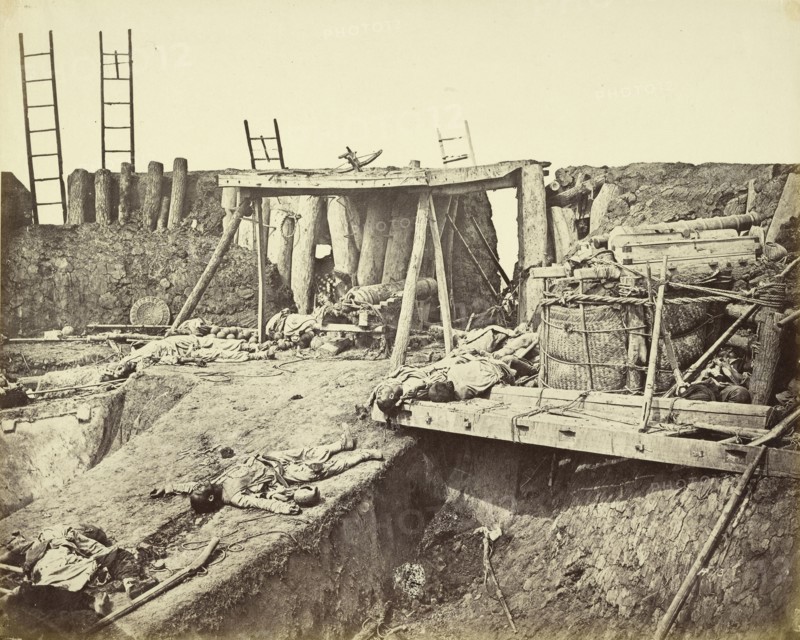 Interior of the Angle of North Fort immediately after its capture, 1832 - 1909, Henry Hering