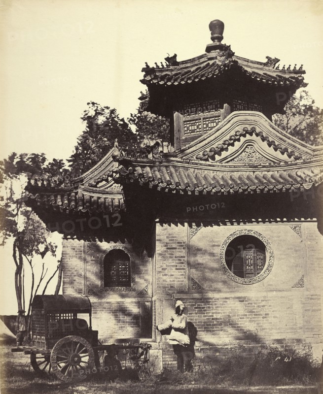 Mosque, near Peking, Beijing, China, Occupied by the Commander in Chief and Lord Elgin; Felice Beato, 1832 - 1909, Henry
