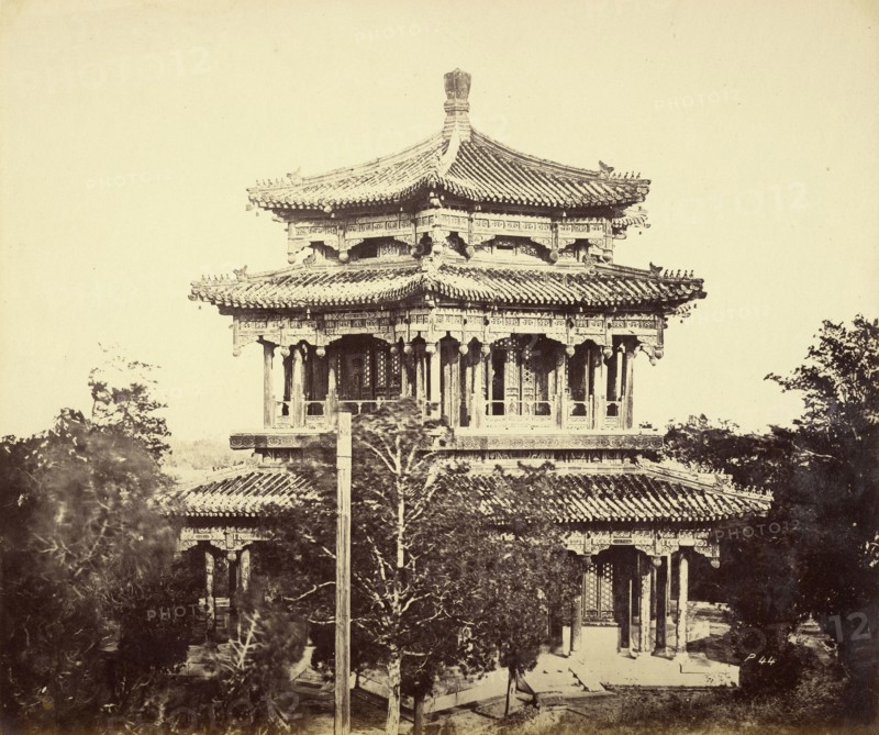 The Great Imperial Palace, Yuen-Ming-Yuen, before the Burning, Peking, Beijing, China; Felice Beato, 1832 - 1909, Henry