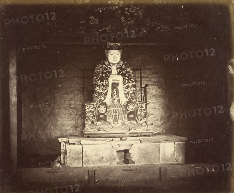 Confucius, Canton, Guangzhou, China; Felice Beato, 1832 - 1909, Henry Hering, 1814 - 1893, Canton, China