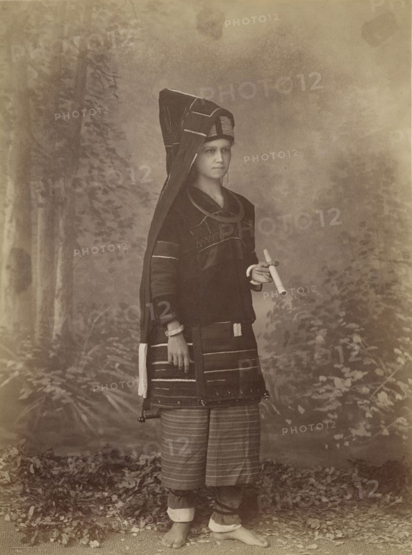Palaung Woman; Felice Beato, 1832 - 1909, Burma; about 1890; Albumen silver print