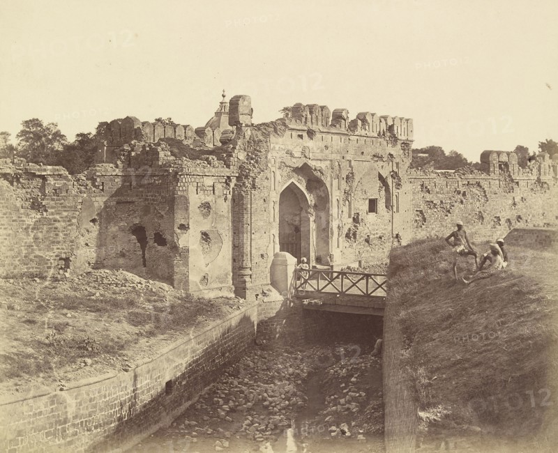 Cashmere Gate; Felice Beato, 1832 - 1909, Delhi, India; 1858; Albumen silver print