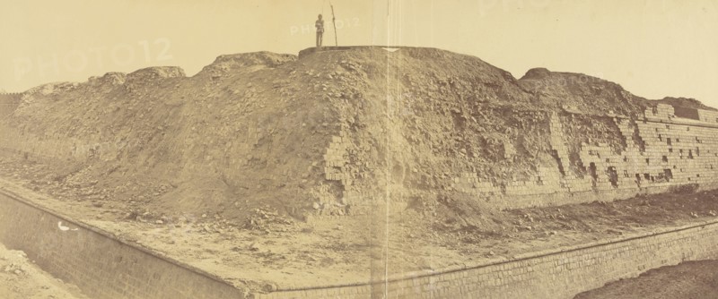 Morec Bastion; Felice Beato, 1832 - 1909, Delhi, India; 1858; Albumen silver print