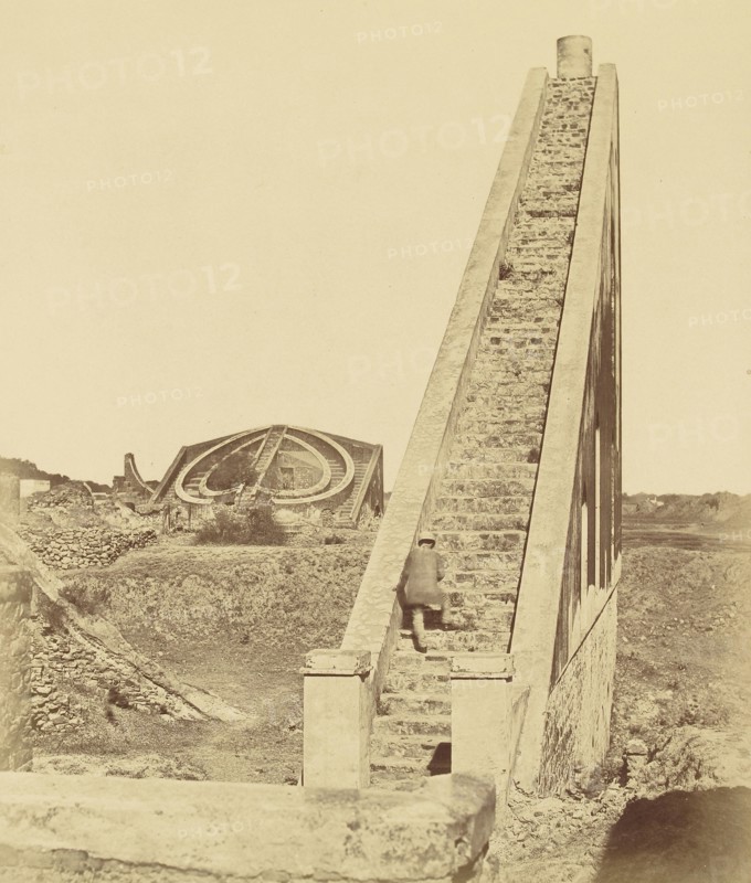 Old Observatory near Delhi; Felice Beato, 1832 - 1909, Delhi, India; 1858; Albumen silver print