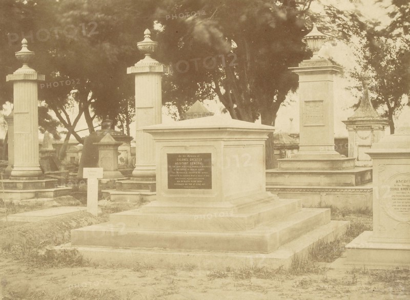 Tomb of Colonel Charles Chester, Adjutant General of the British Army; Charles Moravia, British, about 1821 - 1859, Delhi