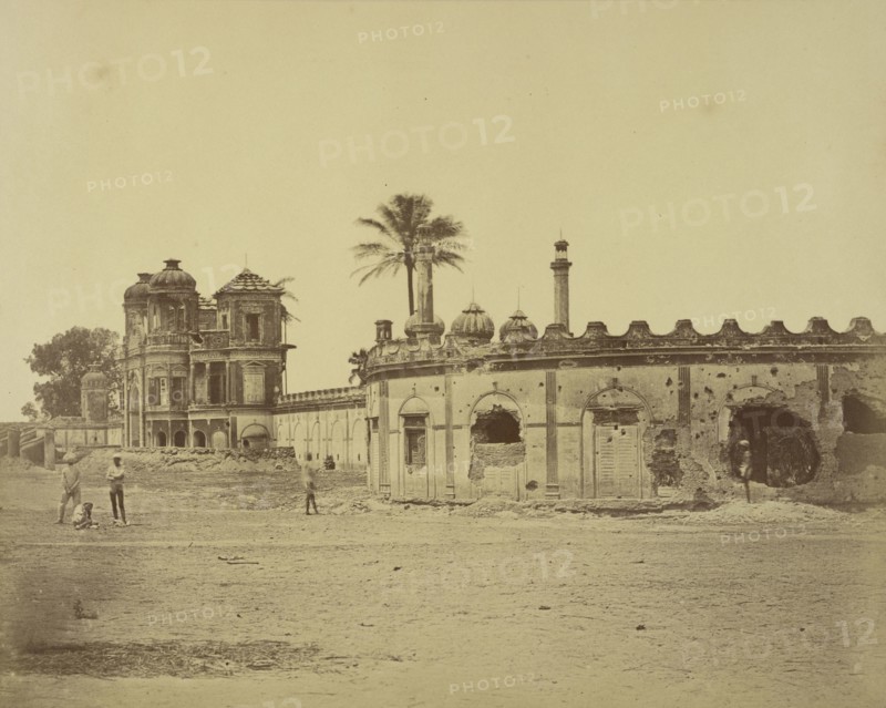 Exterior of The Secundra Bagh; Felice Beato, 1832 - 1909, Lucknow, Uttar Pradesh, India; April 1858