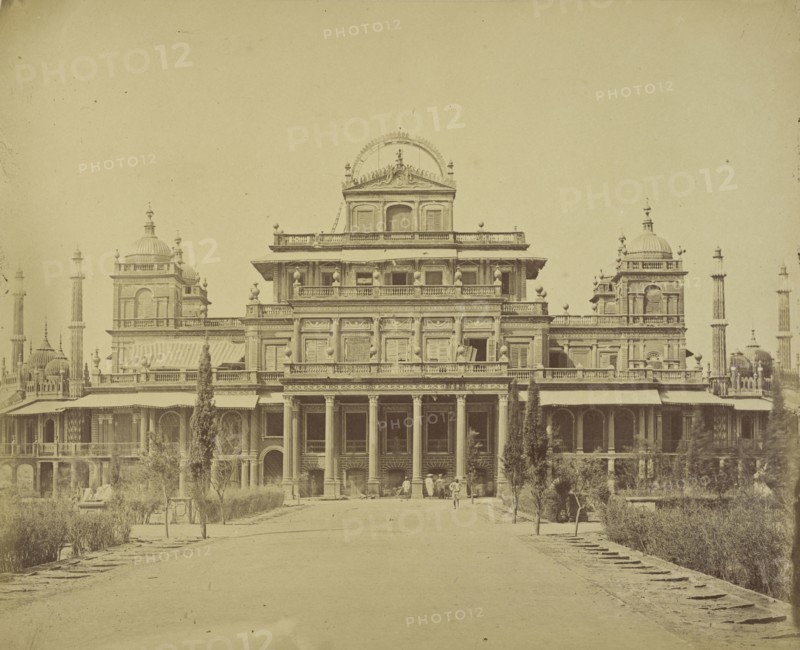 The King's Palace in the Kaiserbagh; Felice Beato, 1832 - 1909, Lucknow, Uttar Pradesh, India; April 1858