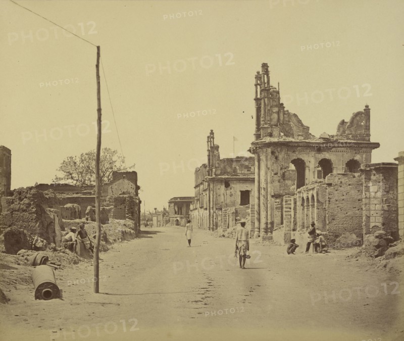 The Cawnpore Road, Lucknow; Felice Beato, 1832 - 1909, Lucknow, Uttar Pradesh, India; 1858; Albumen silver