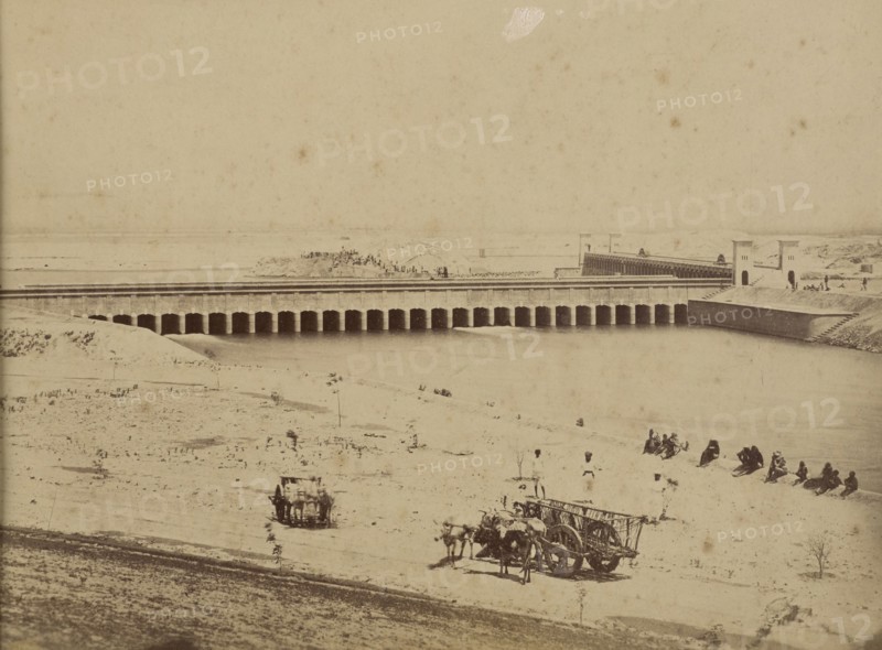 Agra Canal; Agra, India; before 1875; Albumen silver print