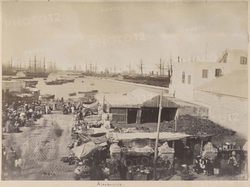Alexandria; F. Meissner, French, active 1860s - 1870s, Alexandria, Egypt; about 1881; Albumen silver print