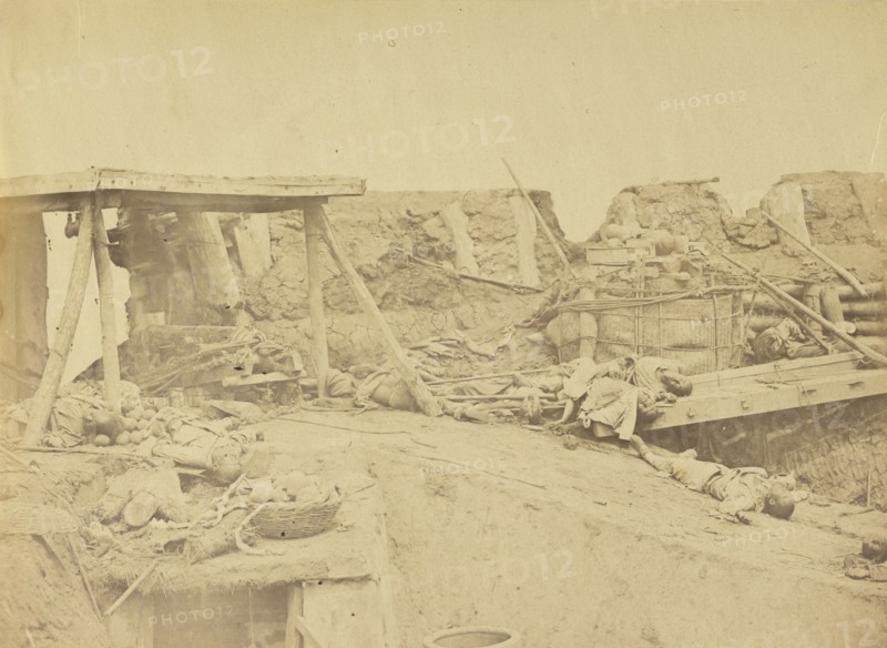 Interior of the British Entrance, North Fort August 21, 1860; Felice Beato, 1832 - 1909, Tianjin, China