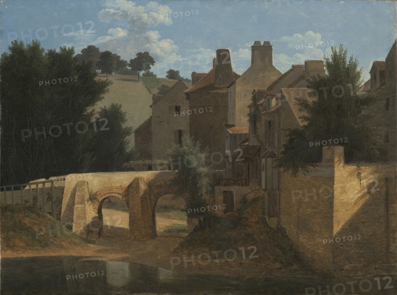 View in the Ile-de-France; Jean-Victor Bertin, French, 1767 - 1842, France; about 1810 - 1813; Oil on canvas; 35.5 × 47.5 cm