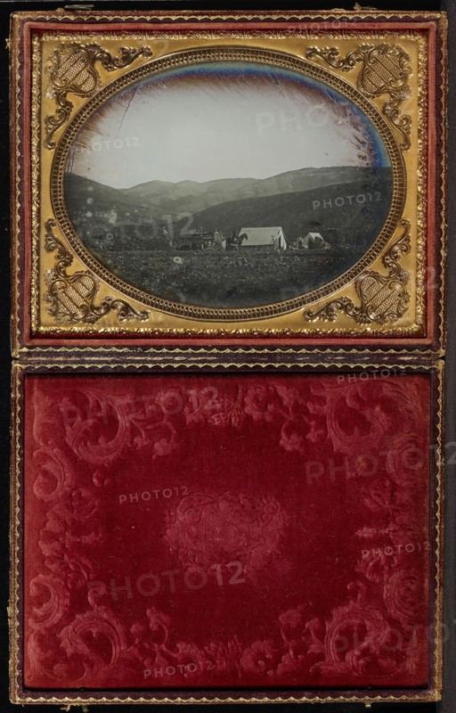 Engineering Camp, Copiapó, Chile; American, Attributed to Carleton Watkins, American, 1829 - 1916, Copiapo, Chile; about 1852