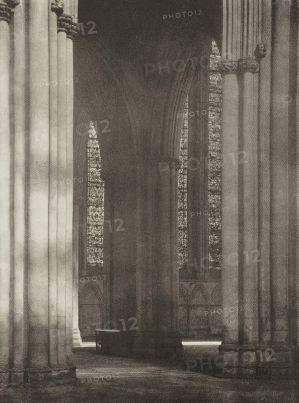York Minster: Into the North Transept; Frederick H. Evans, British, 1853 - 1943, negative 1902; publish October 1903; Halftone