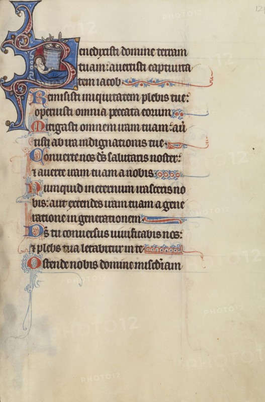 Initial B: The Nativity; Bute Master, Franco-Flemish, active about 1260 - 1290, Northeastern, illuminated, France