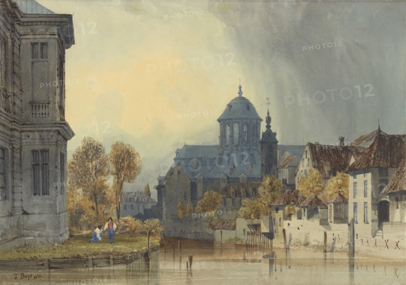 A View of the Church of Our Lady of Hanswijk, Mechelen, Malines, Belgium; Thomas Shotter Boys, British, 1803 - 1874)