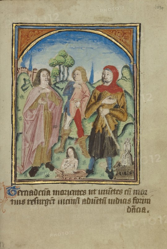The Thirteenth Sign before the Day of Judgement; York perhaps, illuminated, Northern, England; illumination about 1190; written