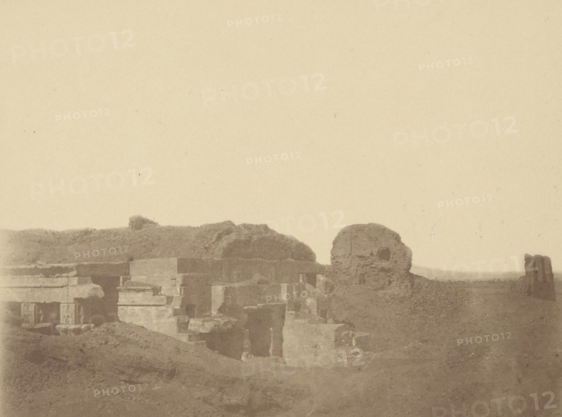 Overview of an  Temple; Théodule Devéria, French, 1831 - 1871, France; 1865; Albumen silver print