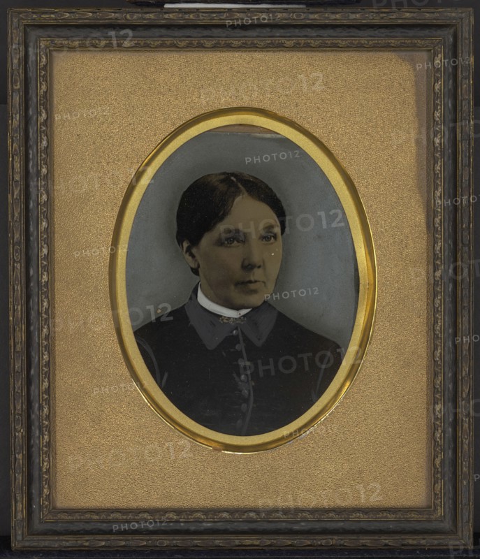 Portrait of woman; United States; 1860s - 1880s; Hand-colored tintype; 19.7 × 15 cm, 7 3,4 × 5 7,8 in