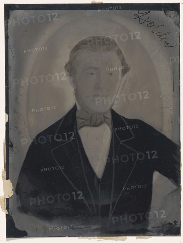Portrait of man; United States; 1860s - 1880s; Hand-colored tintype; Sheet: 21.9 x 16.5 cm, 8 5,8 x 6 1,2 in