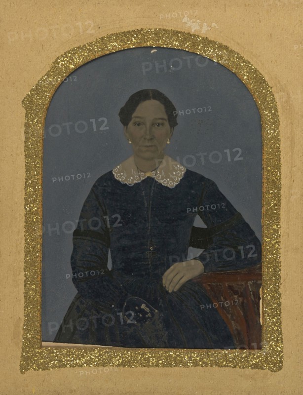 Portrait of woman; United States; 1860s - 1880s; Hand-colored tintype; Sheet: 21.3 x 15.8 cm, 8 3,8 x 6 1,4 in