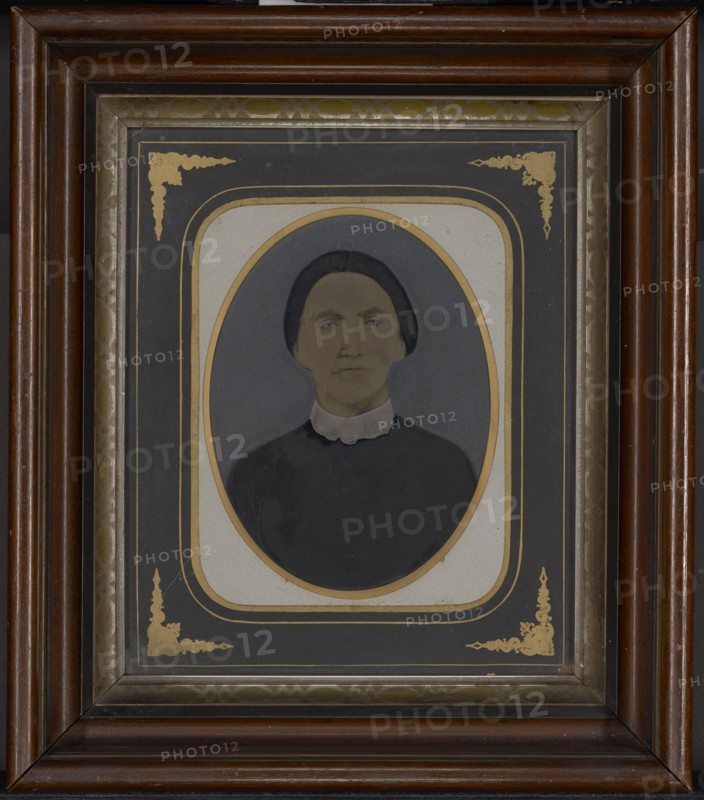 Portrait of Frances Meredith Elbon; United States; 1860s - 1880s; Hand-colored tintype; 20.2 × 15 cm, 7 15,16 × 5 7,8 in