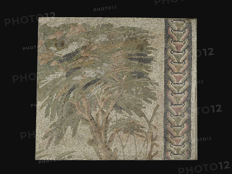 Mosaic Floor Panel; 4th century A.D; Stone tesserae; 130.8 × 147.3 × 10.2 cm, 51 1,2 × 58 × 4 in
