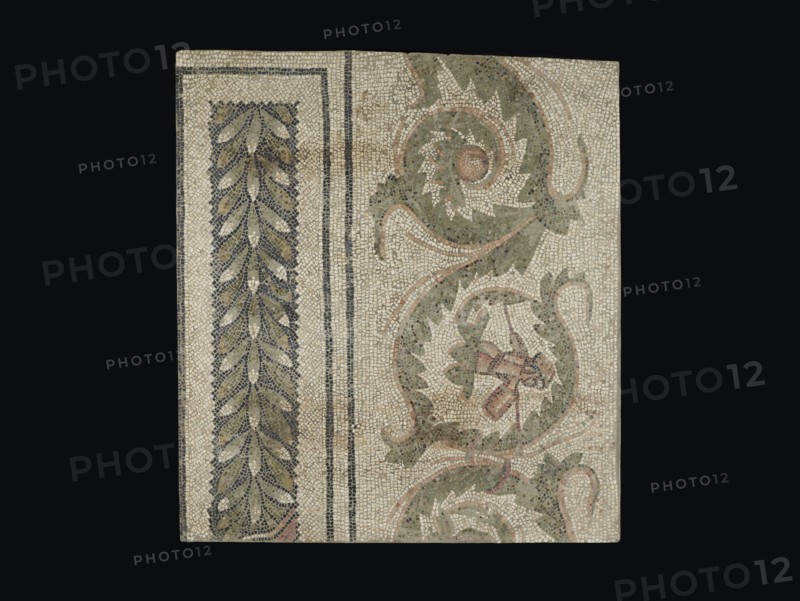 Mosaic Floor Panel; 4th century A.D; Stone tesserae; 157.2 × 142.2 × 10.8 cm, 61 7,8 × 56 × 4 1,4 in