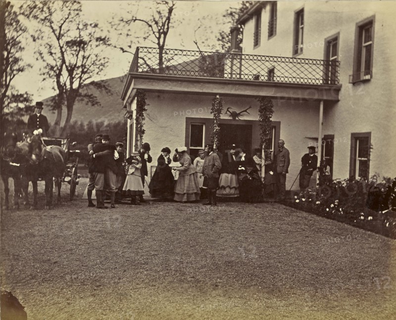 Departure of the Wenlocks from Applecross; Ronald Ruthven Leslie-Melville, Scottish,1835 - 1906, Scotland; 1860s; Albumen