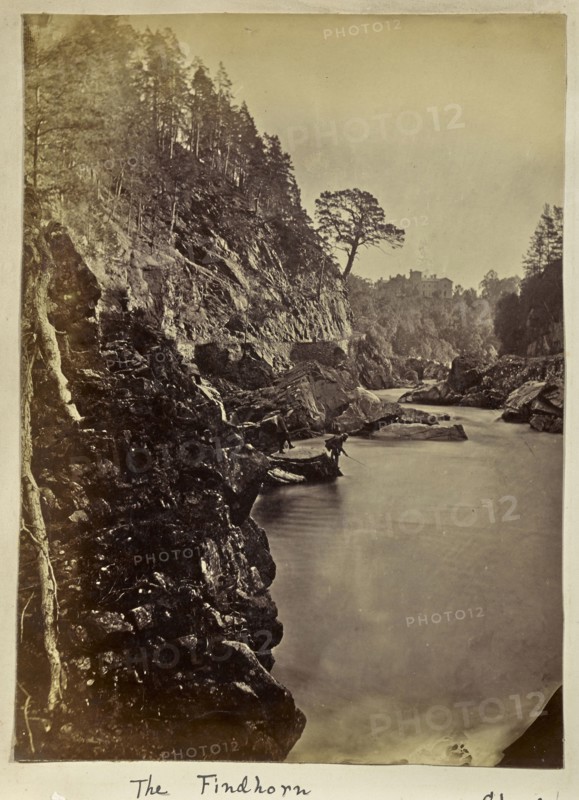 The Findhorn. Glenferness; Ronald Ruthven Leslie-Melville, Scottish,1835 - 1906, Scotland; 1860s; Albumen silver print