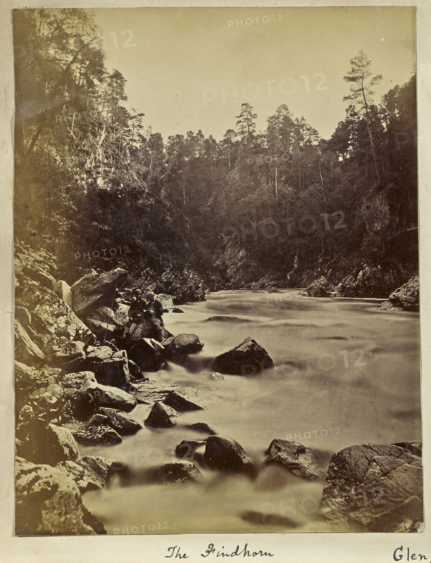 The Findhorn. Glenferness; Ronald Ruthven Leslie-Melville, Scottish,1835 - 1906, Scotland; 1860s; Albumen silver print